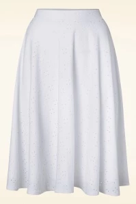 Mandy Swing Skirt In White 3 Mandy Swing Skirt In White