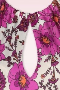 Polly Maxi Dress In White And Pink 5 Polly Maxi Dress In White And Pink - Image 3