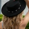 Vision Western Hat In Black -King Louie Shop 242588 Katacomb 46651 Hat Black Silver 230525 001 category