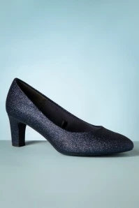 Tamaris Sally Pumps In Navy Glam 4 Tamaris Sally Pumps In Navy Glam - Image 2