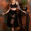 Sandra Frilly Petticoat In Black