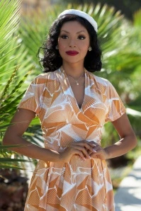 Eleni Marigold Summer Stretch Dress In Sedona 5 Eleni Marigold Summer Stretch Dress In Sedona - Image 3