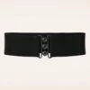 Lauren Vintage Stretch Belt In Black -King Louie Shop 242910 Banned 14720 belt strech belt red 20230607 500W category