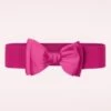 Bella Bow Belt In Pink
