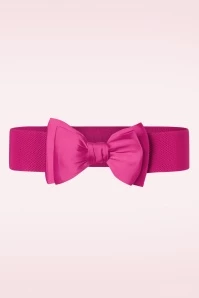 Bella Bow Belt In Pink