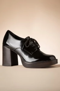 Tamaris Dory Block Heel Shoe Booties In Dark Chocolate 4 Tamaris Dory Block Heel Shoe Booties In Dark Chocolate - Image 2