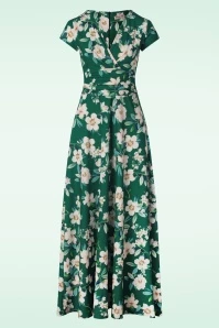 Rinda Floral Maxi Dress In Floral Green 3 Rinda Floral Maxi Dress In Floral Green