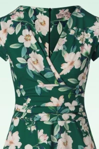 Rinda Floral Maxi Dress In Floral Green 5 Rinda Floral Maxi Dress In Floral Green - Image 3