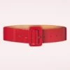 Sally Patent Belt In Red -King Louie Shop 243065 collectif 45775 belt Sally Patent Red 20230616 501W category