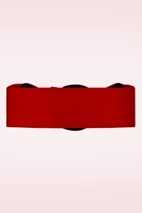 Corinne Elastic Belt In Red 4 Corinne Elastic Belt In Red - Image 2