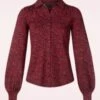 King Louie Carina Vinti Blouse In Cherry Red 2 King Louie Carina Vinti Blouse In Cherry Red -King Louie Shop 243493 King Louie 46990 Blouse Carina Vinti Cherry Red 04172023 406 W category