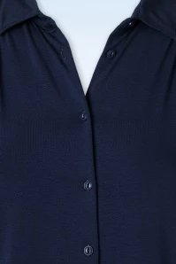 King Louie Carina Blouse In Evening Blue 5 King Louie Carina Blouse In Evening Blue - Image 3