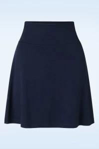 King Louie Border Skirt Milano In Evening Blue