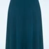 King Louie Juno Milano Crepe Skirt In Pond Blue -King Louie Shop 243640 king louie 46841 Skirt Cabernet Green crepe 20230419 0501 category