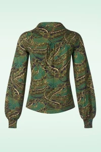 King Louie Maisie Venus Blouse In Blue 6 King Louie Maisie Venus Blouse In Blue - Image 4