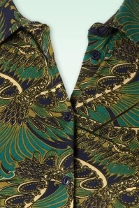 King Louie Maisie Venus Blouse In Blue 7 King Louie Maisie Venus Blouse In Blue - Image 5