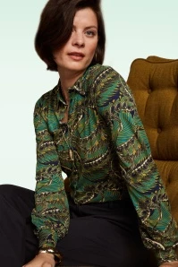 King Louie Maisie Venus Blouse In Blue 3 King Louie Maisie Venus Blouse In Blue