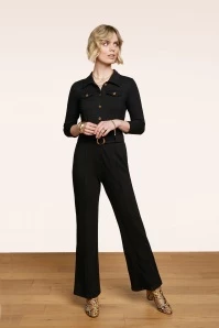 King Louie Alexa Rodeo Jumpsuit In Black 3 King Louie Alexa Rodeo Jumpsuit In Black