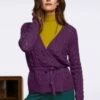King Louie Farfalle Wrap Top In Caspia Purple -King Louie Shop 243722 King Louie 46852 Top Wrap Farfalle Caspia Purple 020L bewerkt category