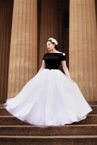 Fremont Maxi Dress In Black And White