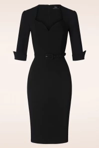 Vanity Pencil Dress In Black 5 Vanity Pencil Dress In Black - Image 3