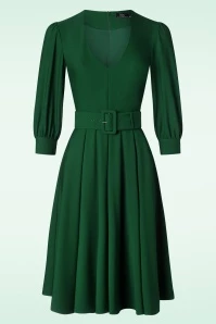 Arianne Swing Dress In Green 5 Arianne Swing Dress In Green - Image 3