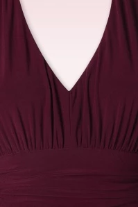 Harlow Swing Dress In Aubergine 7 Harlow Swing Dress In Aubergine - Image 5