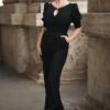 Graziella Jumpsuit In Black -King Louie Shop 243862 Vintage Diva 47624 Graziella Jumpsuit Black 20230720 040M category