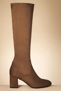 Tamaris Debra Suedine Boots In Cognac 5 Tamaris Debra Suedine Boots In Cognac - Image 3