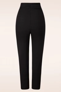 Lena Lynn Trousers In Black 7 Lena Lynn Trousers In Black - Image 5