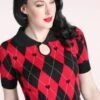 Bunny Amy Top In Black And Red -King Louie Shop 243958 Bunny 47556 Amy Top Black Red 20230721 023LW category