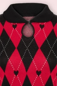 Bunny Amy Top In Black And Red 6 Bunny Amy Top In Black And Red - Image 4