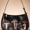 Woodland Hippie Vibes Handbag In Black 2 Woodland Hippie Vibes Handbag In Black -King Louie Shop 244018 Banned 48081 Bag Black Mushrooms Forest 230726 003W category