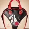 Star Strike Handbag In Black 2 Star Strike Handbag In Black -King Louie Shop 244029 Banned 48115 Bag Black Red Bowling 07262023 002W category