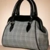 Back To Business Handbag In Black And Grey -King Louie Shop 244051 Banned 48101 Bag Black Check 230726 002W category