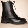 Tamaris Maeve Leather Ankle Boots In Black -King Louie Shop 244071 Tamaris 47023 Boots Black Leather 230726 004W category