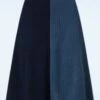 Compania Fantastica Sirena Skirt In Blue -King Louie Shop 244122 Compania Fantastica 47352 Skirt Light Dark Blue 230728 501W category