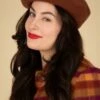 Claire Hat In Cinamon 2 Claire Hat In Cinamon -King Louie Shop 244164 Banned 48102 Beret Orange 230728 401 category