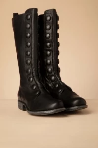 Lincoln Boots In Black Leather 5 Lincoln Boots In Black Leather - Image 3