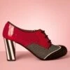 Salvaje Shoe Booties In Black And Red -King Louie Shop 244192 Nemonic 48071 Pump Black White Red 230728 500W category
