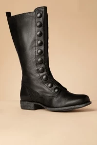 Lincoln Boots In Black Leather