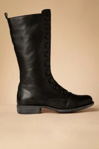 Lincoln Boots In Black Leather 6 Lincoln Boots In Black Leather - Image 4