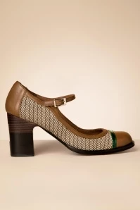 Kenya Mary Jane Pumps In Brown 5 Kenya Mary Jane Pumps In Brown - Image 3