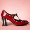 Atenea T-Strap Pumps In Black And Red -King Louie Shop 244244 Nemonic 48077 Pump Salvaje Black Red 230728 500W category