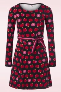 Blutsgeschwister Trés Charmeuse Dress In Bite My Apple