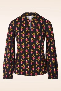 Blutsgeschwister Oh My Knot Top In Flower Of Dreams