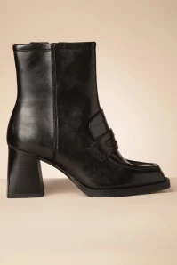 Tamaris Tory Block Heel Ankle Booties In Black
