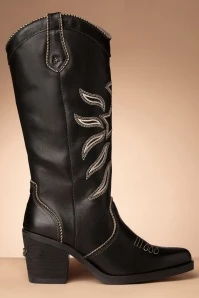 Salvaje Bordados Boots In Black 5 Salvaje Bordados Boots In Black - Image 3