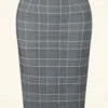 Penny Pencil Skirt In Black White Check -King Louie Shop 244319 Vintage Chic 48213 Skirt Pencil Black White 230801 501W category