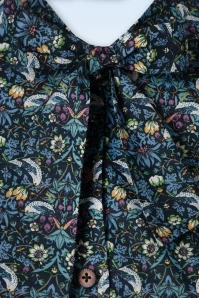 Midnight Heritage Blouse In Navy 6 Midnight Heritage Blouse In Navy - Image 4